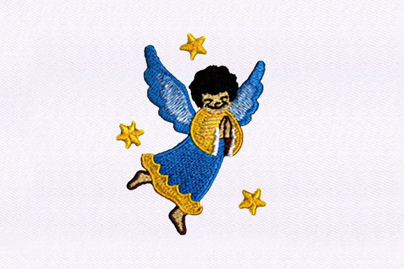 Angel Girl: A Heavenly Addition for Holiday Embroidery