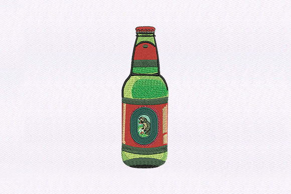Chill Beer: A Fun and Engaging Embroidery Design