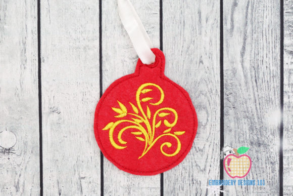 Christmas Ball ITH Ornament: A Festive Touch