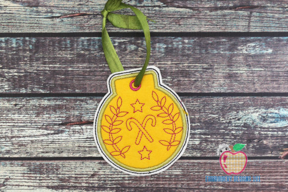 Christmas Ornaments ITH Embroidery for Apparel