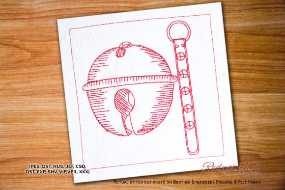 Dexter Bells Lineart: A Versatile Embroidery Design