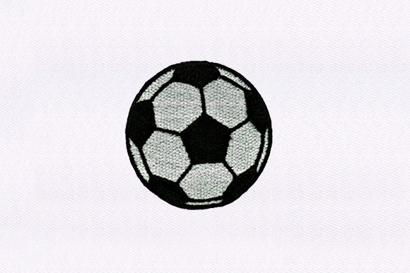 European Football: A Charming Embroidery Design