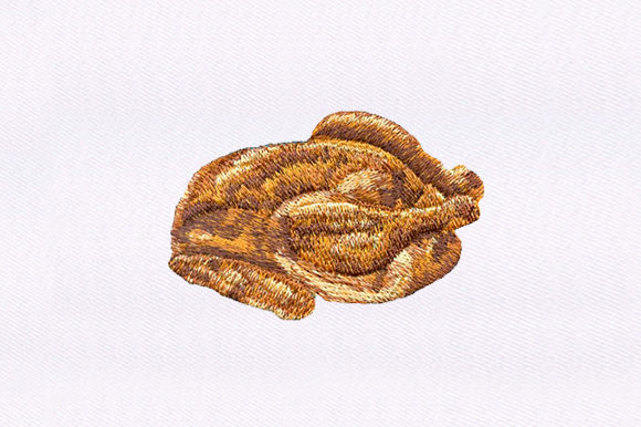 Golden Roast: A Charming Addition to Your Embroidery Collection