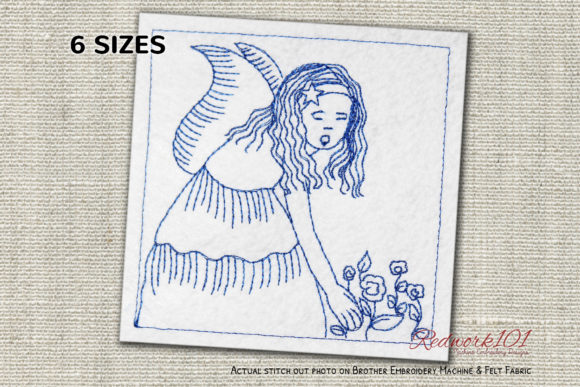 Healing Angels: A Premium Embroidery Design