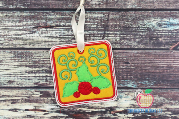 Holly Leaves with Berries Embroidery Review