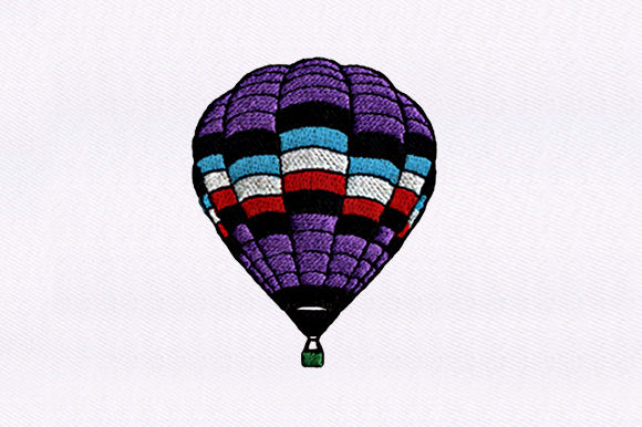 Hot Air Balloon Embroidery: A Charming Addition