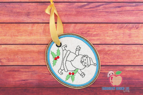 Jolly Santa Dancing Ornament for Festive Projects