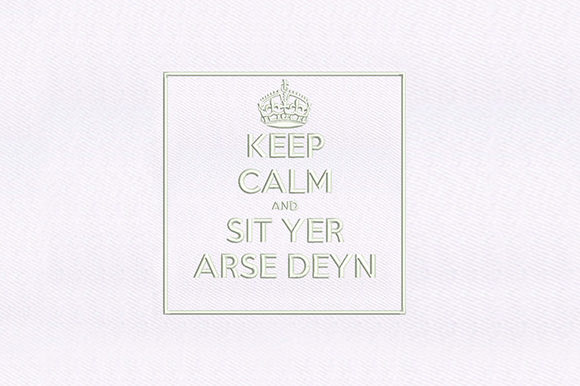 Keep Calm Quote: A Versatile Holiday Embroidery Design