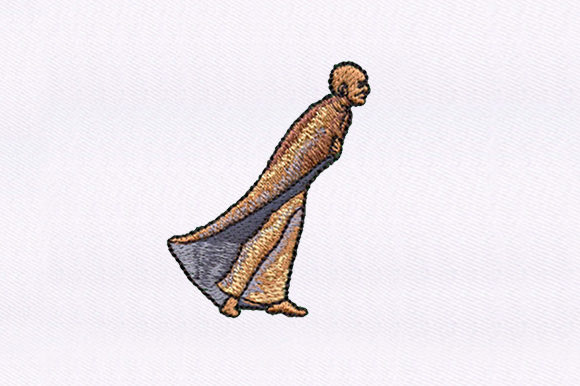 Priest: A Detailed Embroidery Design for Sweatshirts