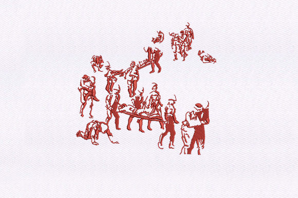 Soldiers Comrades: A Premium Military Embroidery Design